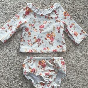 Janie and Jack Rashguard Bathing Suit 3 Months